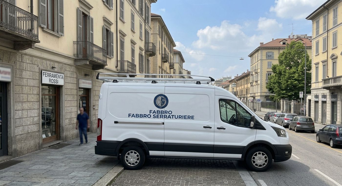 Furgone del fabbro serraturiere